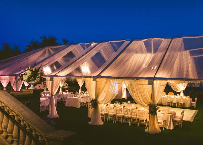 Serviceudlejning til bryllup i telt