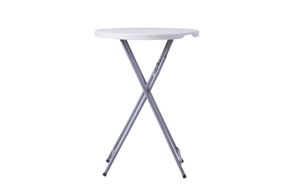 Cafebord Ø80 cm - Plast høj