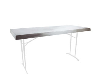 Stålbordplade til 76x182 cm borde