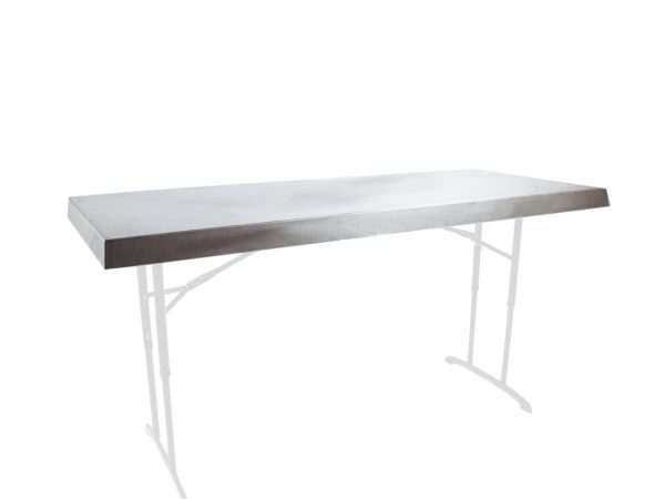 Stålbordplade til 76x182 cm borde
