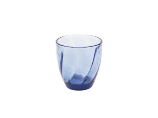 Farvet vandglas, twist - Indigo - 25 cl